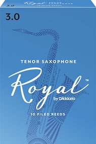 Rico Royal Tenor Saxophone Reeds #3 Box of 10